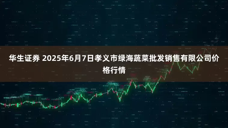 华生证券 2025年6月7日孝义市绿海蔬菜批发销售有限公司价格行情